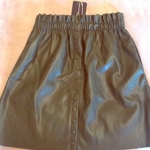 Leather skirt